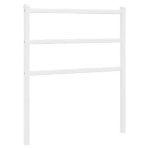 Metalowe wezgłowie, białe, 75 cm