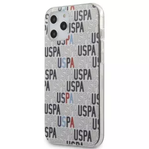 US Polo Assn Logo Mania - Etui iPhone 12 Pro Max (biały)