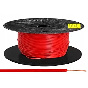 Przewód FLRY 0.35 czerwony kabel samochodowy 50cm