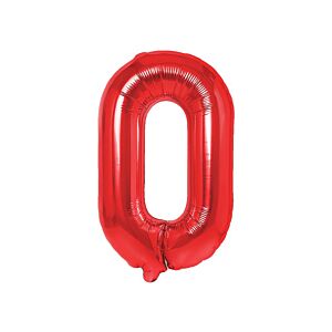 Balon foliowy „litera O”, czerwona, 40 cm [balon na powietrze]