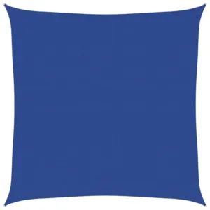 Żagiel przeciwsłoneczny, 160 g/m², niebieski, 6x6 m, HDPE