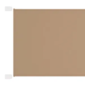 Markiza pionowa, kolor taupe, 100x800 cm, tkanina Oxford