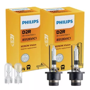 Żarniki Ksenon D2R PHILIPS Xenon Vision 4300K +W5W