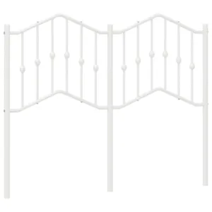 Metalowe wezgłowie, białe, 120 cm