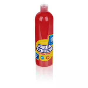 Farba szkolna Astra 500 ml - czerwona