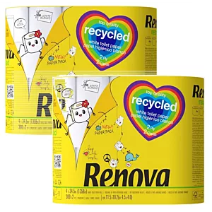 2x Papier toaletowy Renova Recycled 4R