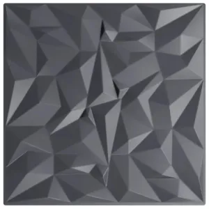 Panele ścienne, 24 szt., szare, 50x50 cm, XPS, 6 m², ametyst