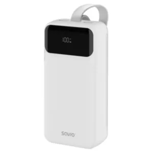 Powerbank 30000 mAh Savio BA-11 Biały