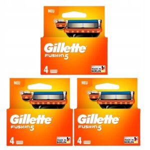 Wkłady żyletki wymienne do maszynki Gillette Fusion5 12 szt
