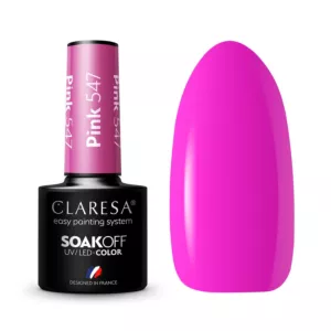 CLARESA Lakier hybrydowy PINK 547 - 5g