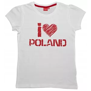 T-SHIRT koszulka kibica POLSKA serce 134/140 R067A