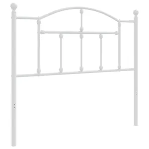Metalowe wezgłowie, białe, 100 cm