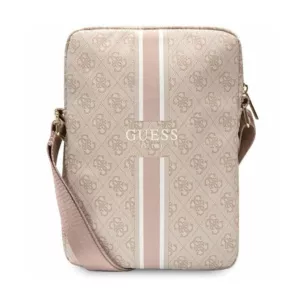 Guess 4G Stripes Tablet Bag - Torba na tablet 10" (Różowy)