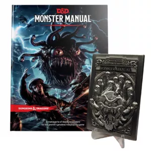 Zestaw Podręcznik DND Monster Manual + Metalowa Sztabka Ingot Monster Manual Limited Edition ENG