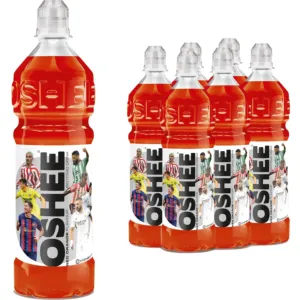 6x OSHEE Isotonic Drink czerwona pomarańcza 750 ml