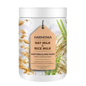 HARMONIA Maska do włosów odbudowująca OAT MILK & RICE MILK - 1000g