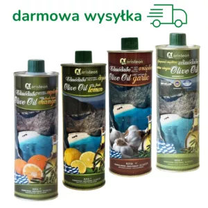 Oliwa z oliwek Aristeon zestaw 4 oliw po 500 ml darmowa wysyłka