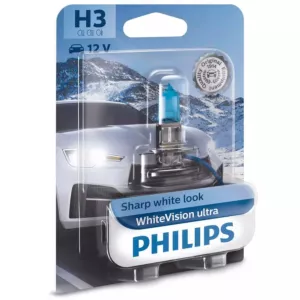 Żarówka H3 PHILIPS WhiteVision ultra 12V 55W