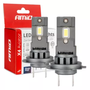 Żarówki LED H7 AMIO X4 Aviator 6500K CANBUS 44W