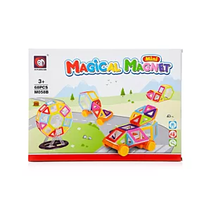 Klocki magnetyczne MAGICAL MAGNET MINI 68SZT 3+