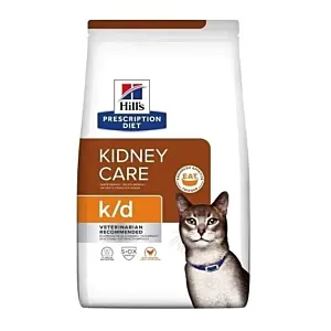 Hill's Prescription Diet Feline k/d Kidney Care - sucha karma dla kotów z chorobami nerek - 3 kg