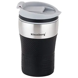 KUBEK TERMICZNY MAŁY 280ML KLAUSBERG CZARNY KB-7621