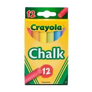 CRAYOLA CHALK Kreda szkolna tablicowa 12 szt