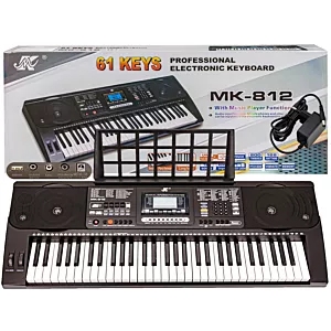 Keyboard Organy 61 Klawiszy Zasilacz MK-812