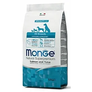 Monge Specjality Line Hypoallergenic  Łosoś z tuńczykiem 2,5kg