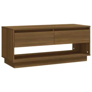 Szafka pod TV, brązowy dąb 102x41x44 cm materiał drewnopochodny