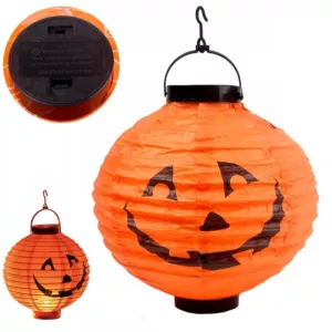 HL25 LAMPION DYNIA ŚWIECĄCY LED HALLOWEEN PAPIEROWY WISZĄCY