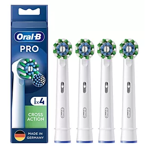 4x Końcówka ORAL-B EB50RX Cross Action PRO White reg