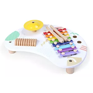 Stolik z instrumentami stół muzyczny cymbałki +18m ECOTOYS