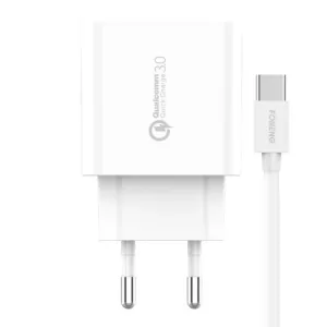 Ładowarka QC3.0 USB Foneng EU46 Type-C