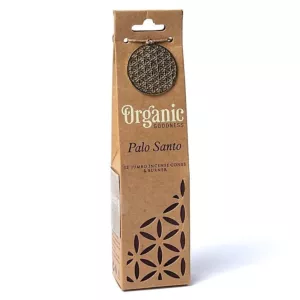 Kadzidełka stożkowe Organic Goodness Palo Santo + podstawka