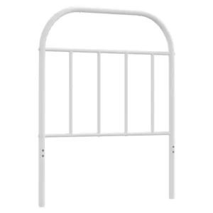 Metalowe wezgłowie, białe, 75 cm