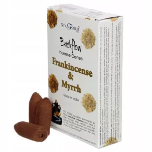 Kadzidełka Stamford  Backflow KADZIDŁO i MIRRA - Frankincense & Myrrh 12szt.