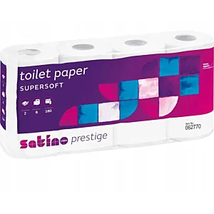 Papier Toaletowy Wepa Satino Prestige Biały - 8 Rolek