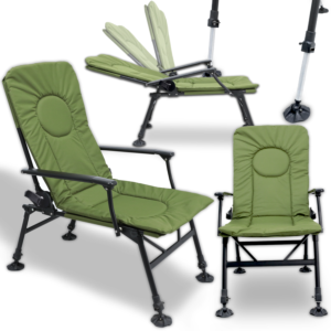 Fotel wędkarski Heckermann DS-CS01 krzesło kempingowe