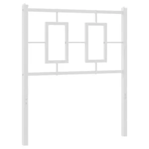Metalowe wezgłowie, białe, 80 cm
