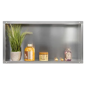 BALNEO WALL-BOX NO RIM - Półka wnękowa bezramkowa INOX 60x30x7 cm