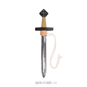 Miecz Drewniany Czarnego Rycerza z Pendantem | Drewno | 45 cm | Średniowiecze