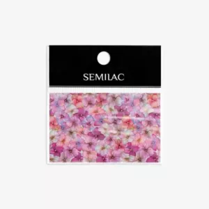 28 Folia Transferowa Semilac Flowers