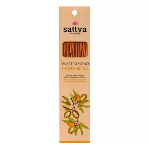 Kadzidełka SATTVA INCENSE SWEET ALMOND  - SŁODKI MIGDAŁ 30 G