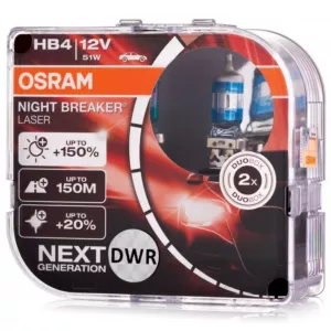 Super mocne żarówki HB4 OSRAM Night Breaker Laser