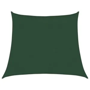 Żagiel przeciwsłoneczny, 160 g/m², ciemnozielony, 4/5x4 m, HDPE