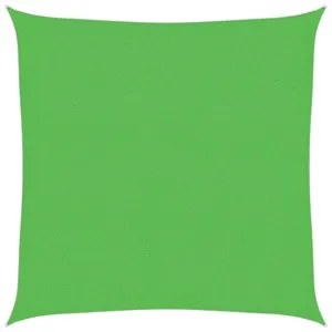 Żagiel przeciwsłoneczny, 160 g/m², jasnozielony, 3,6x3,6m, HDPE