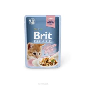 Karma dla kociąt BRIT saszetka PREMIUM Gravy Kitten Chicken 85g