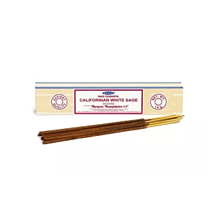 Kadzidełka Satya - CALIFORNIAN WHITE SAGE BIAŁA SZAŁWIA Nag Champa15g