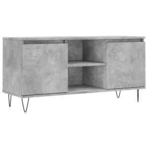 Szafka pod TV, szarość betonu, 104x35x50 cm